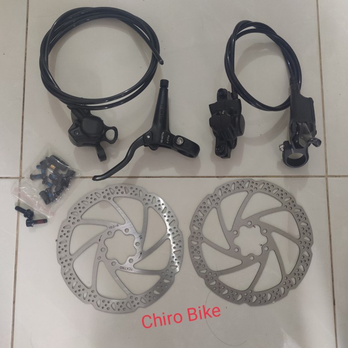 ✨Ori Brake Set Brakeset Hidrolik - Rem Hydraulic Tektro M275 - M275N Rotor Diskon