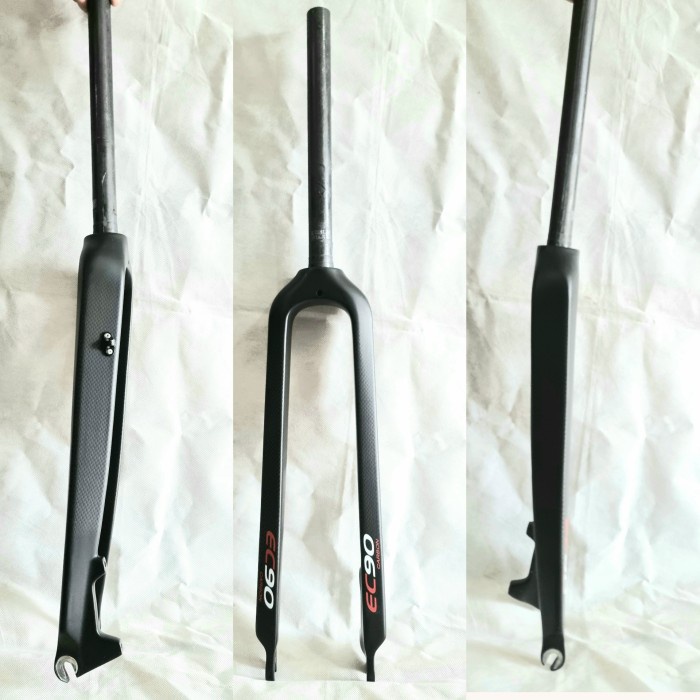 ✨Original Ec90 Fork Carbon Rigid Mtb Disc Brake Fork Full Carbon Hybrid Os Ec90 Diskon