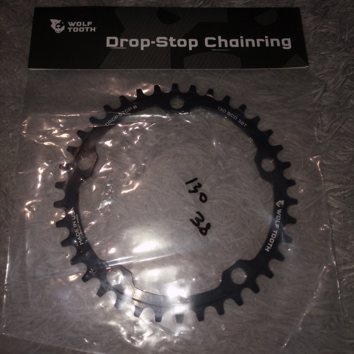 ✨Ori Chainring Wolf Tooth Bcd130 38T Narrow Wide Made In Usa Berkualitas