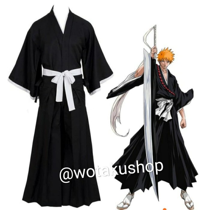 ✨New Yukata Hakama Bleach 10 Pcs Atn Boss Deni Limited