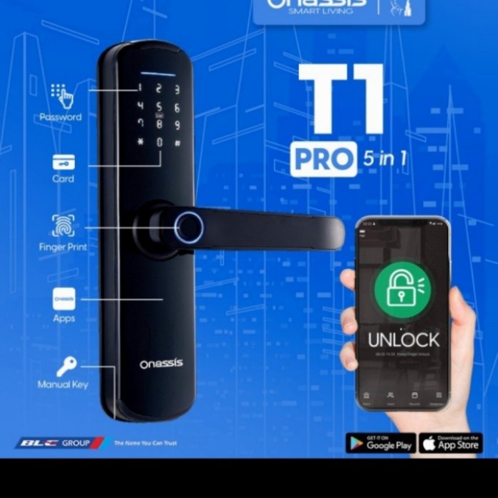 ✨Baru Onassis T1 Pro Smart Door Lock Limited