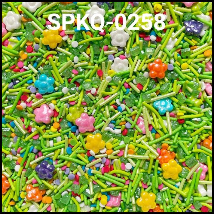 

TERBARU SPKQ-0258 SPRINKLES SPRINKLE SPRINGKEL 250GR BUNGA RUMPUT CONFETTI !!!