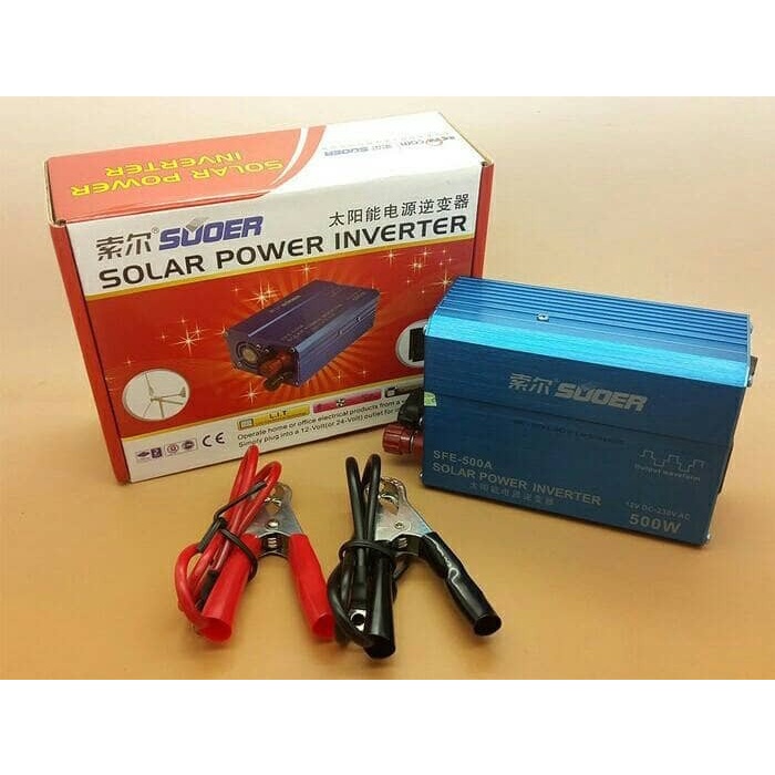 ✅Sale Suoer Solar Power Inverter 500 Watt Diskon
