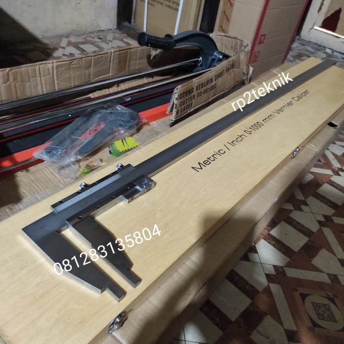 ✅Original Alat Ukur Jangka Sorong Vernier Caliper 1 Meter Sigmat Manual Bisa Gojek