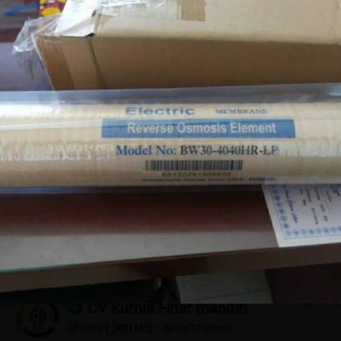 ✅Ori Membrane Ro 2000Gpd Brackish Water Bw30-4040 Hr-Lp Aquatic Bisa Sameday