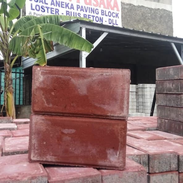 ✅New Ori Paving Block Bata Merah Press Hidrolik 6Cm Terbaru