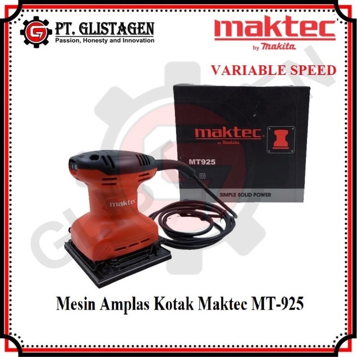 ✅New Ori Maktec Mt925 Mt920 Mesin Amplas Sander Kotak Maktec Mt 920 Mt 925 Berkualitas
