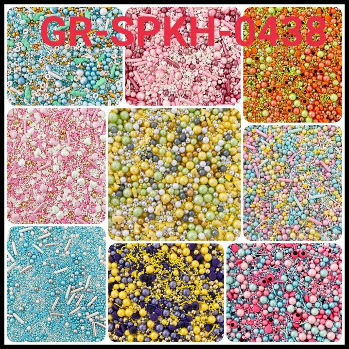 

DISKON GR-SPKH-0438 SPRINKLES 500GR ABU FRUITY BUAH MANYUE BABY VALENTINE