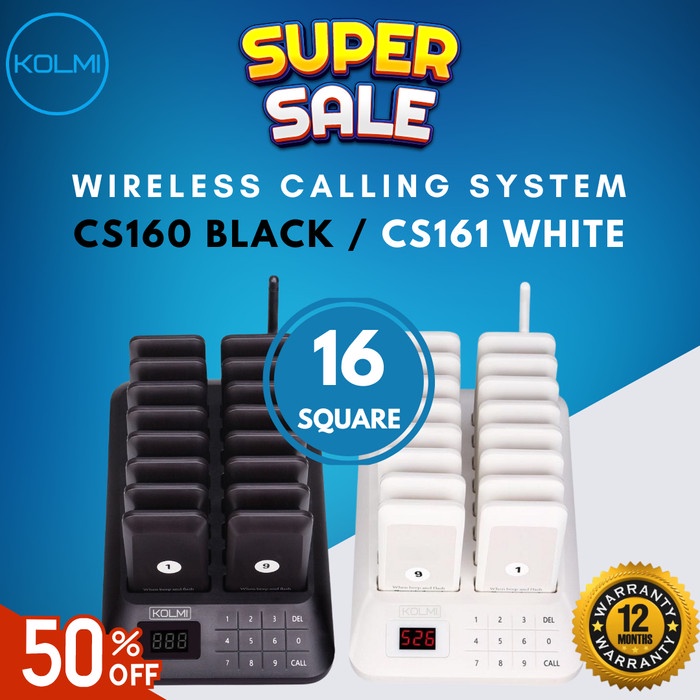 Promo Wireless Calling System Restaurant Pager Kolmi Retekess Td-157