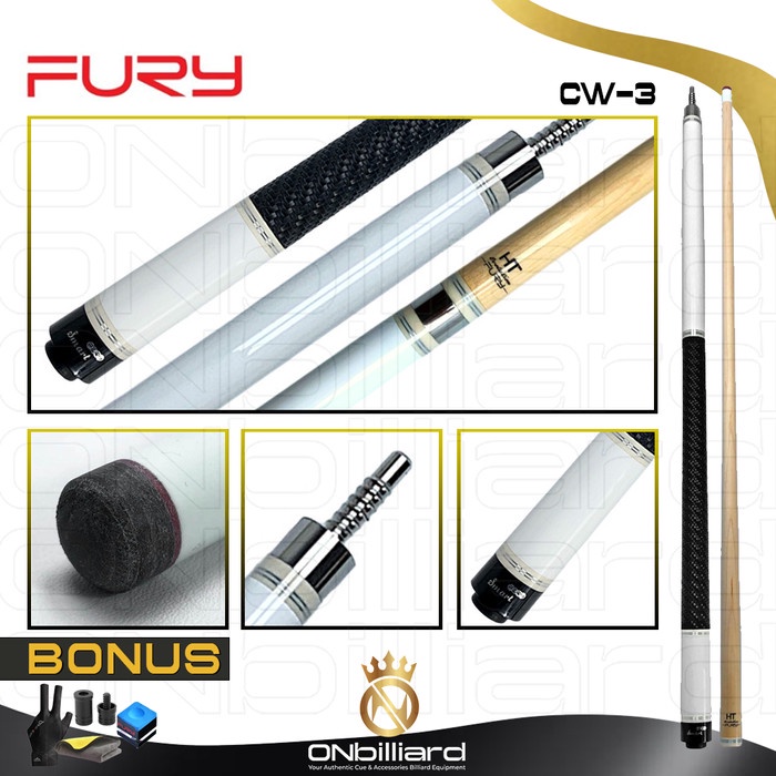 Baru Fury Cw Series Cw-3 Cw-4 Cue Stick Stik Play Billiard Biliar Biliyar