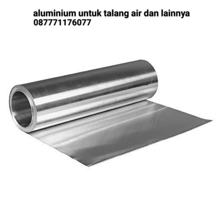 Ready Plat Seng Aluminium 0.6mm Tinggi 1 meter-Seng Aluminium Talang Airr