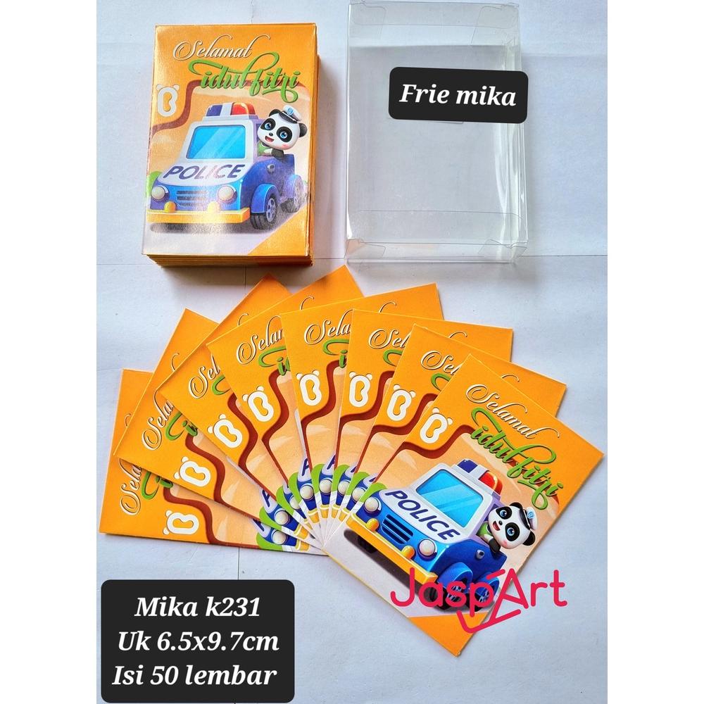 

Amplop / Angpao Medium Lebaran Hari Raya Idul Fitri Kemasan Isi 50 Lembar Mika K231