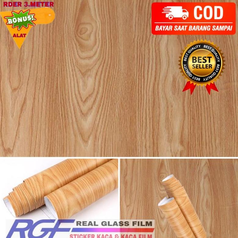 WALLPAPER DINDING WALLPAPER LANTAI WALLSTICKER MOTIF KAYU DAN MOTIF MARMER PREMIUM GLOSY TAHAN AIR T