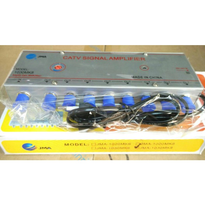 Catv Signal Amplifier Booster 8 Way 30Dbi,Catv Signal Amplifier Promo Terbaru