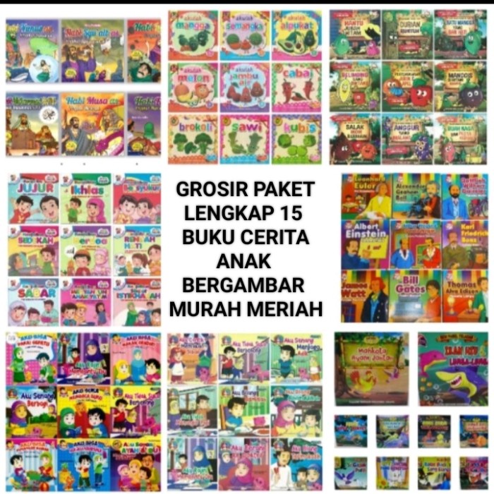 

Update!! PAKET 15 PCS BUKU CERITA ANAK BERGAMBAR BILINGUAL