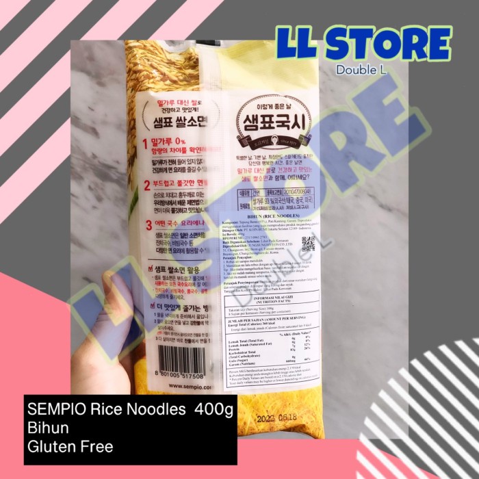 

Sempio Rice Noodles 400G Bihun Gluten Free