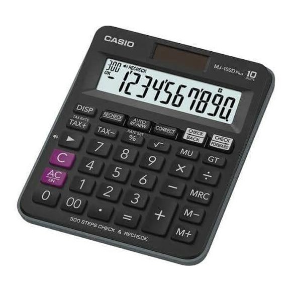 

CASIO MJ-100 D CHECK CORRECT CALCULATOR / KALKULATOR CEK ULANG MJ100D