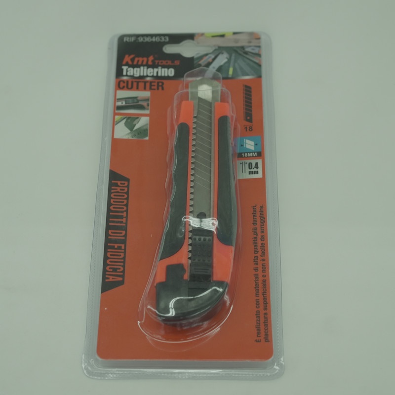 

KMT STYLE Pisau Cutter Alat Pemotong Tajam Cutter Besar Hitam Orange