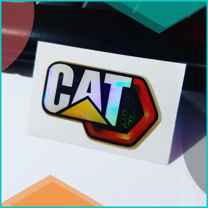 

Sticker Timbul Resin CATERPILLAR Carbon Stiker Logo 3D Kecil Satuan 2