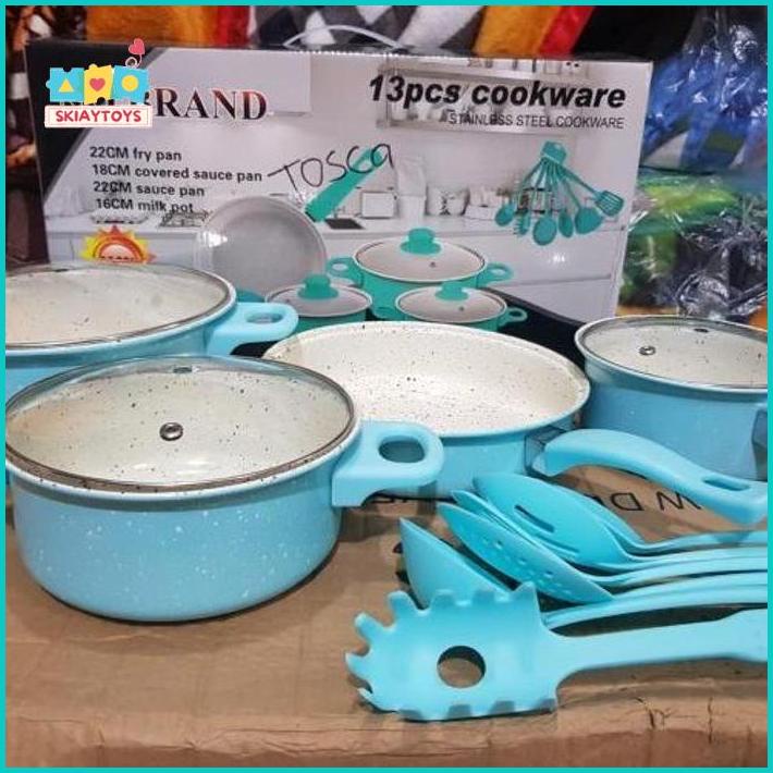 Skiatoys PANCI IDOLA 13 PCS COOKWARE PANCI SET