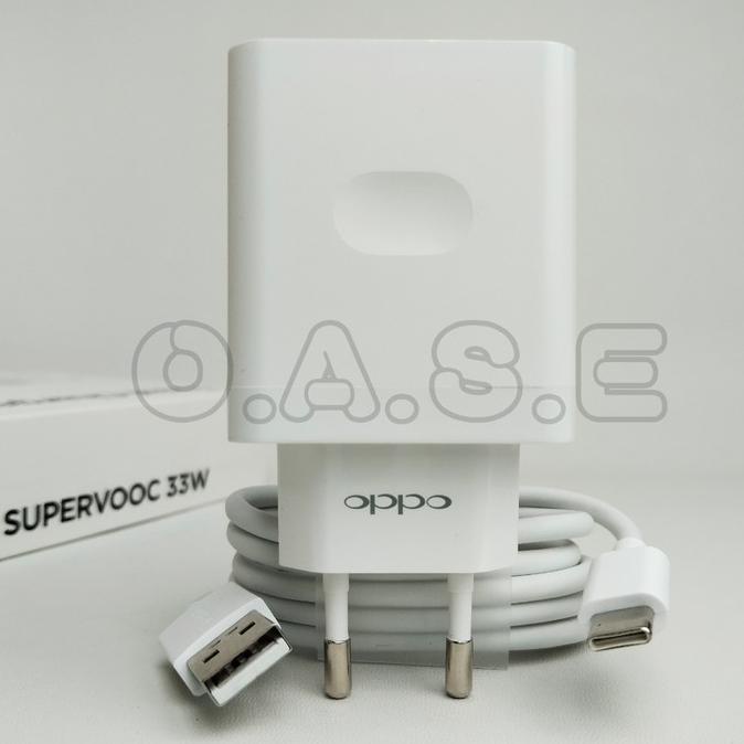 Charger Oppo A57 4G USB Type C Super Vooc 33 Watt Ready Stock