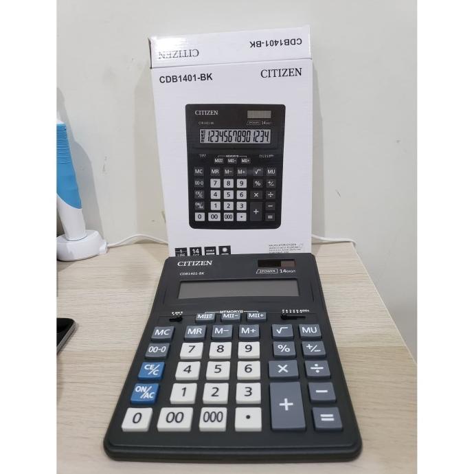 

Kalkulator 14 Digit Citizen CDB1401-BK Calculator Citizen