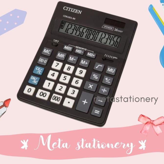 

Calculator / Kalkulator Citizen CDB1601-BK / 16 Digits