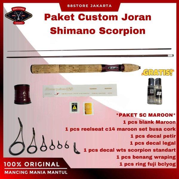 88storejakarta paket lengkap custom joran shimano scorpion