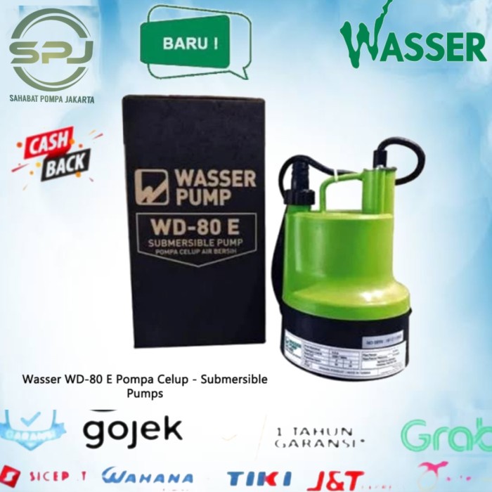 [Original] Pompa Celup Air Kolam Wasser Wd 80 E Pompa Celup Submersible Limited
