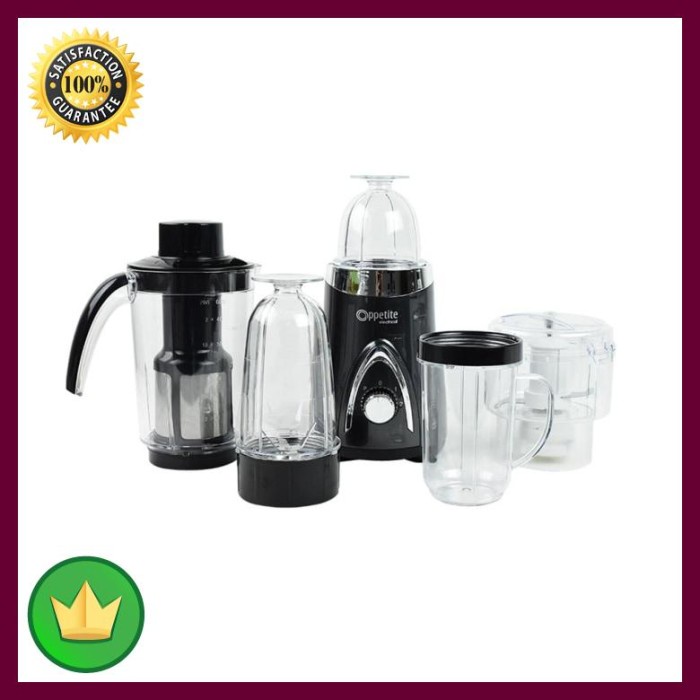 [Ori] Appetite Electrical Nolan Set Mini Blender - Hitam Berkualitas