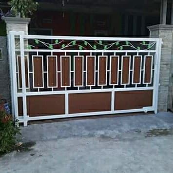 [Ori] Pintu Pagar Dorong Motif Grc Diskon