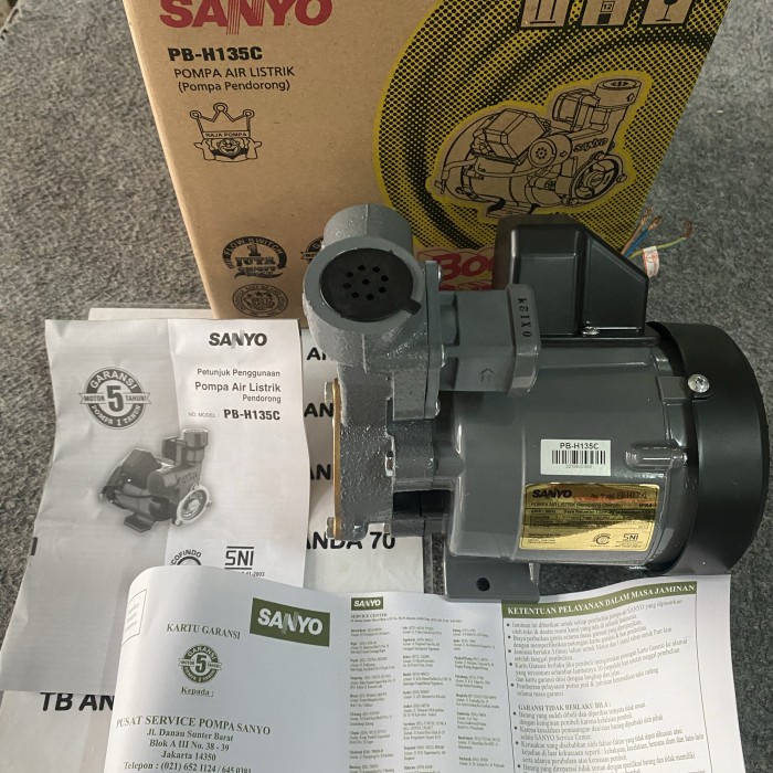 [Original] Pompa Otomatis Sanyo 125 Watt / Pompa Pendorong Berkualitas