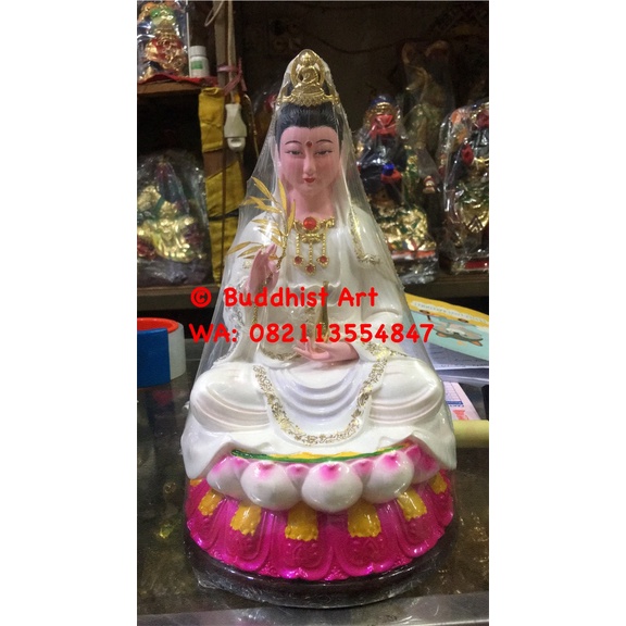 [Original] Patung Dewi Kwan Im Guan Yin Batu 12 Inch Limited