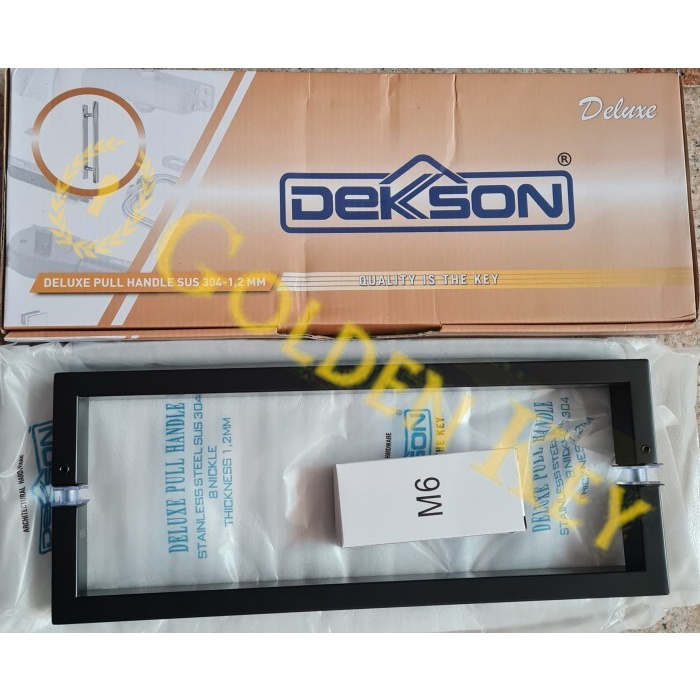 [Ori] Promo Pull Handle Kotak Dekson Dekkson Pintu Sq Ph Dl 801 60 Cm Black Bisa Gojek