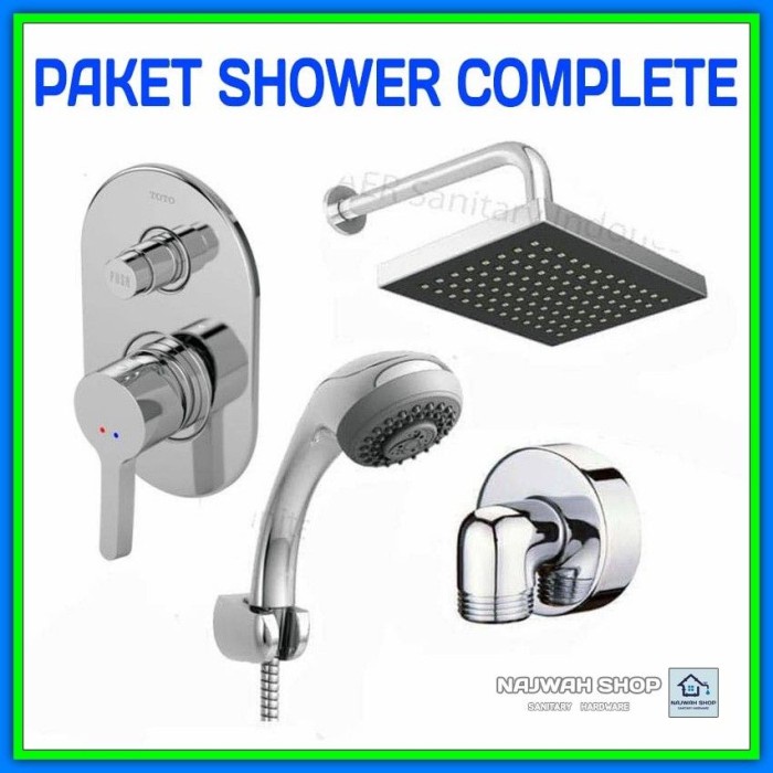 [Ori] Shower Set Kran Tanam Toto Tx442Spn Wall  Hand Shower Ws 11  Csh 3C Terbaru
