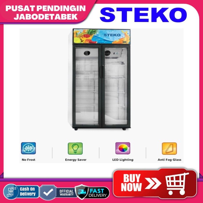 [New] Steko - Showcase 2 Pintu - Mg750 Limited