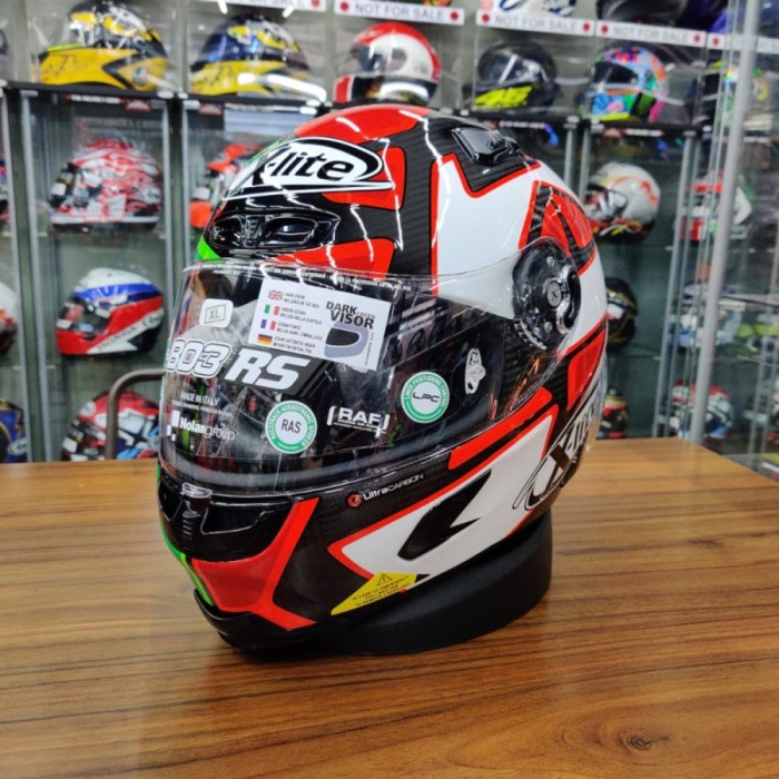 [New Ori] X-Lite Helmet X-803 Rs Ultra Carbon Petrucci Misano Terbatas