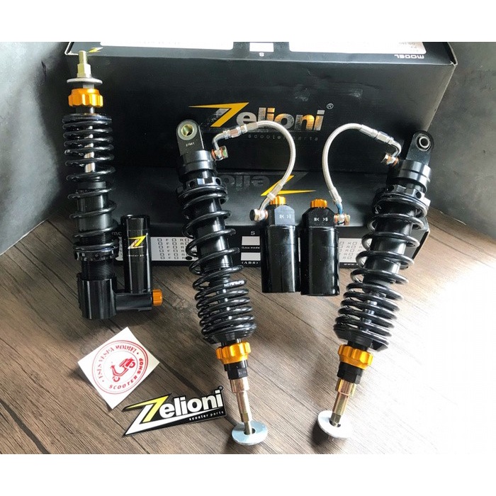 [Baru] Shockbreaker Zelioni Full Tabung Untuk Vespa Gts Terbatas