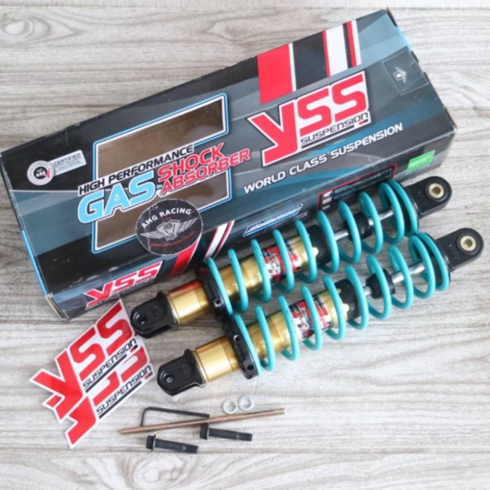 [Baru] Shockbreaker Yss Dtg Evo Aerox 155 Gold Turquoise Terbaru