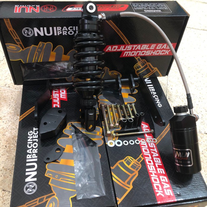 [Baru] 1 Paket Dudukan Monoshock Aerox 155 New  Monoshock Tabung Bisa Gojek