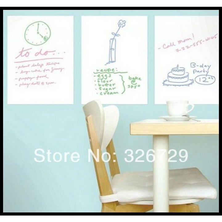 

GRATIS ONGKIR STICKER DINDING WHITEBOARD UNTUK KREASI GAMBAR ANAK GRAFITTI WALL !