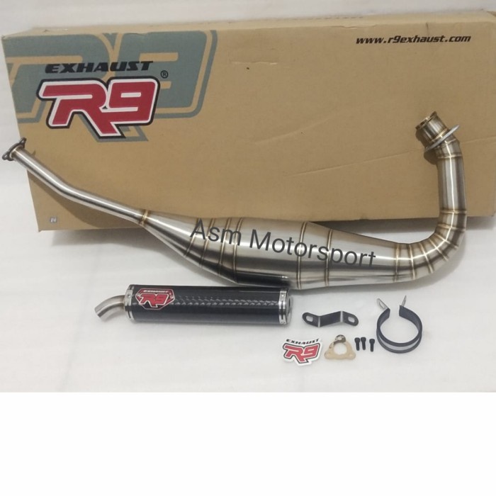 NEW KNALPOT R9 NINJA R NINJA RR NEW NEO MUGELLO CARBON R9 ORIGINAL 100% ORIGINAL TERBARU