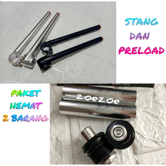✨Sale Paket Stang Bpro Ninja 150 Rr Tutup Shock Ninja Rr 150 Preload Bpro Diskon