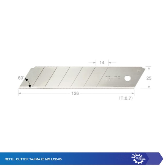 

Refill Cutter Tajima 25 mm LCB-65 star
