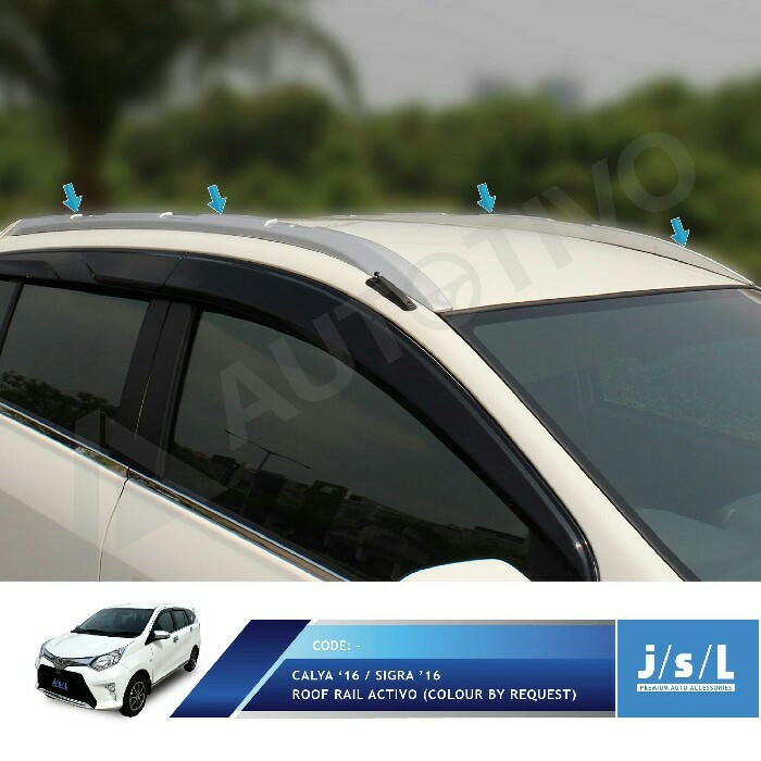 Toyota Calya Roof Rail Activo/Aksesoris Eksterior Calya best