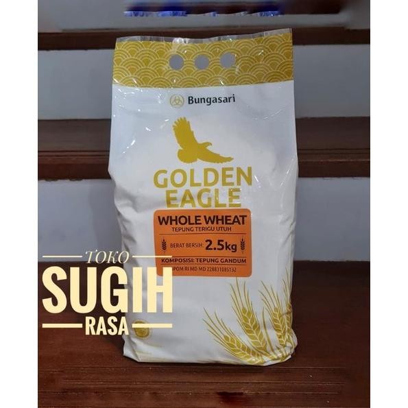 

TEPUNG GANDUM HALUS (WHOLE WEAT) GOLDEN EAGLE 2.5KG