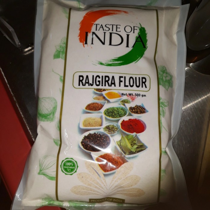 

Harga!! Tepung Rajgira Flour / Amaranth TASTE OF INDIA 500g / Vegetarian