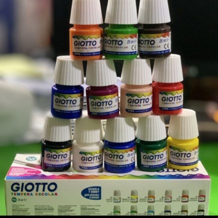 

Promo Giotto Tempera Escolar 25Ml Set 12/Cat Poster Giotto