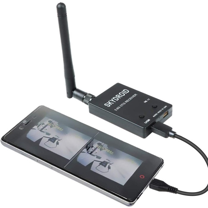 Skydroid 5.8G FPV OTG Receiver 150CH Video Downlink for Android Phone