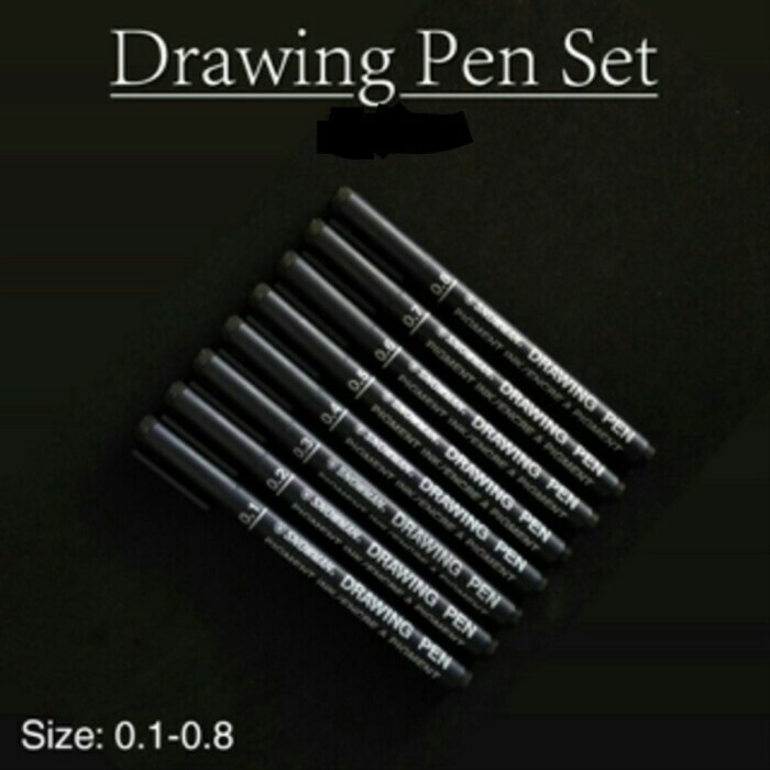 

Promo Drawing Pen Set 8 Pcs Snowman